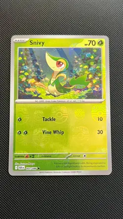 Snivy (Master Ball Pattern) 001/086 Common Black Bolt Pokemon Near Mint - Image 1