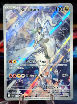Pokemon TCG SV09 Journey Together 167/159 N's Reshiram Illustration Rare NM/MINT - Image 1