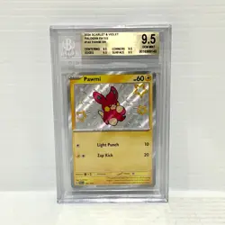 Pawmi 142/091 - Paldean Fates - Graded Pokemon Card - BGS 9.5 (PSA 10) - Image 1