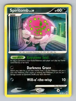 Spiritomb 32/99 Rare Arceus Pokemon Lightly Played - Image 1