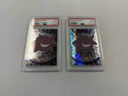 GENGAR Pokemon Card - 2000 Topps Chrome - Sequential Error Spectra/Foil PSA 10s - Image 1