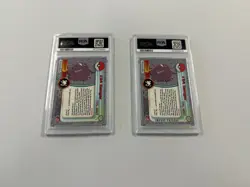 GENGAR Pokemon Card - 2000 Topps Chrome - Sequential Error Spectra/Foil PSA 10s - Image 2