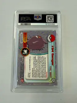 GENGAR Pokemon Card - 2000 Topps Chrome - Sequential Error Spectra/Foil PSA 10s - Image 4