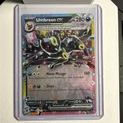 Pokemon Umbreon ex PRE EN Tera Holo Rare Card 060/131 280 HP - Image 1