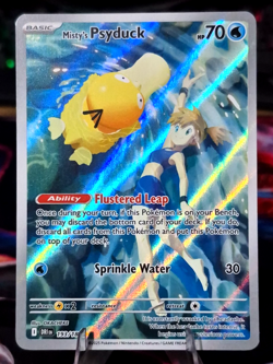 Misty's Psyduck 193/182 Near Mint Illustrated Rare Destined Rivals Pokemon - Image 1