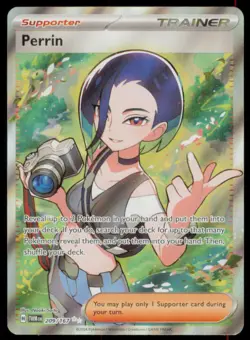 Perrin 209/167 Ultra Rare Twilight Masquerade Pokemon Holo Near Mint - Image 1