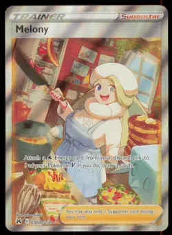 Melony GG64/GG70 Ultra Rare Crown Zenith Galarian Gallery Pokemon Holo Near Mint - Image 1