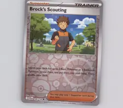 Brock's Scouting 146/159 Reverse Holo UC Journey Together NM Pokemon - Image 1
