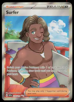 Surfer 235/191 Ultra Rare Surging Sparks Pokemon Holo Near Mint - Image 1