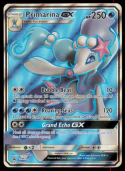 Primarina GX - SM39 Holo Promo Sun & Moon Promo Pokemon Heavily Played - Image 1