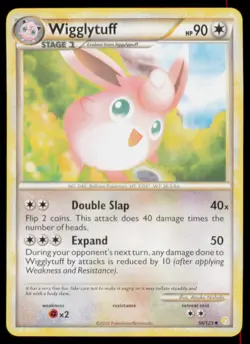 Wigglytuff 56/123 Uncommon HeartGold & SoulSilver Pokemon Heavily Played - Image 1