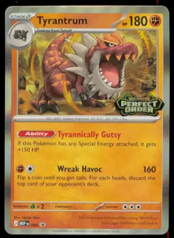Tyrantrum 066 Promo ME: Mega Evolution Promo Pokemon Near Mint - Image 1