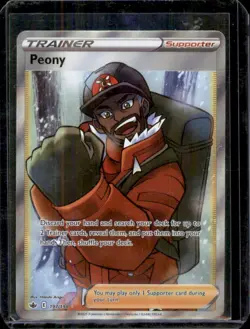 Peony 197/198 Ultra Rare Chilling Reign Near Mint Pokemon Card - Image 1
