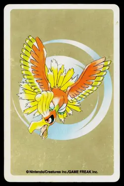 Scyther 8 of Clubs Pokemon Gold Deck Playing Cards Heavily Played - Image 2