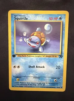 Pokemon 1st Edition Team Rocket Squirtle 68/82 - LP - Image 1