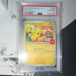 Pokemon M-P Promotional Cards Pikachu 020/M-P JP Promo PSA 10 Gem Mint - Image 1