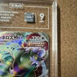 Tornadus VMAX 058/070 Silver Lance JP 2021 Holo Full Art TAG 9 - Image 4