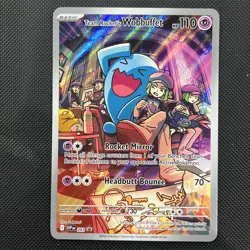 Pokemon TCG Team Rocket’s Wobbuffet SVP 203 Black Star Promo NM - Image 1