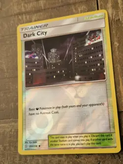 Pokemon TCG - Reverse Holo Dark City 193/236 - Unified Minds 2019 - Image 2