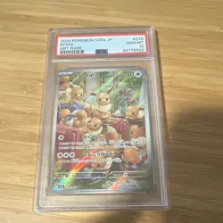 PSA 10 Eevee 078/066 Art Rare Holo Japanese 2024 SV5a Crimson Haze - Image 1