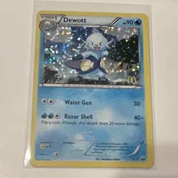 Pokemon TCG Dewott 005/012 McDonald's 2012 Promo Holo - Image 2
