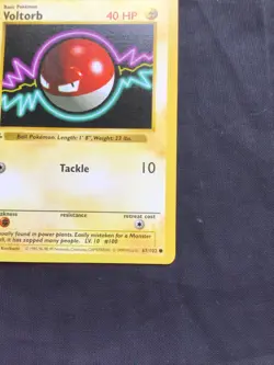 Pokemon Cards: Base Set 1st Edition Common: Voltorb 67/102 - Image 4