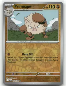 Primeape 091/182 Reverse Holo Destined Rivals Pokemon TCG - Image 1
