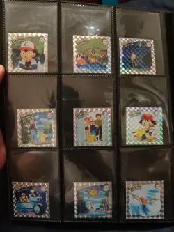 Pokemon 70x Artbox Sticker Lot - Charizard Pikachu Team Rocket - Gold Prism Holo - Image 5