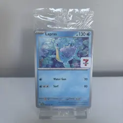 Asia Promo Lapras 7/11 031/142 Pokemon Stellar Crown Promo Sealed - Image 1