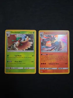Pokemon - Lucario - SM54 - Decidueye - SM55 - Black Star Promo NM - Image 1