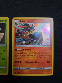 Pokemon - Lucario - SM54 - Decidueye - SM55 - Black Star Promo NM - Image 2