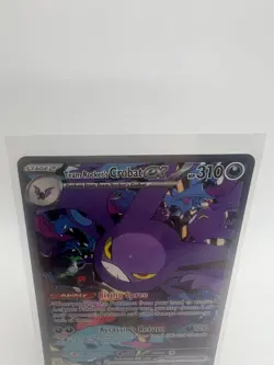 Pokemon TCG Team Rocket's Crobat ex 234/182 Destined Rivals Full Art Holo NM - Image 4
