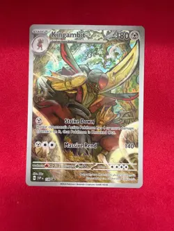 Kingambit 130 Sv: Scarlet & Violet Promo Cards Holo Pokemon Shrouded Fable - Image 1