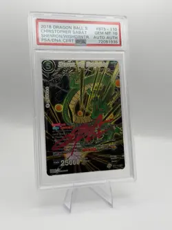 PSA GEM MT 10 Signed Christopher Sabat Shenron the Wishgranter BT5-110 SPR - Image 1