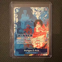 Portgas.D.Ace (Winner Pack 2024 Oct.-Dec.) OP07-053 Foil Promo NM - Image 1