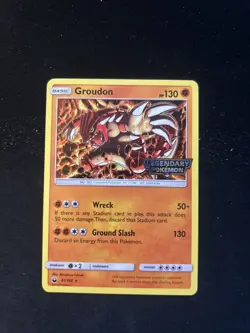 Pokemon Groudon TCG Celestial Storm Stamped Promo Card 81/168 Near Mint - Image 1