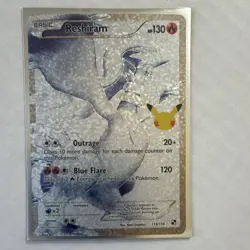 Pokemon TCG Reshiram 113/114 Celebrations Classic Collection Holo EN 130 HP - Image 1