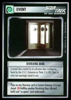 Star Trek CCG Reflections Foil Revolving Door NM - Image 1