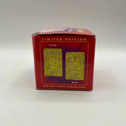 Jigglypuff Pokemon Burger King 23K Gold Plated Card Complete in Box - Image 2