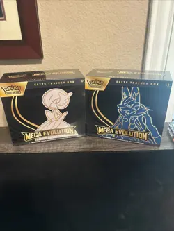 Pokemon TCG Mega Evolution Elite Trainer Box Lot of 2 - Gardevoir & Lucario - Image 1
