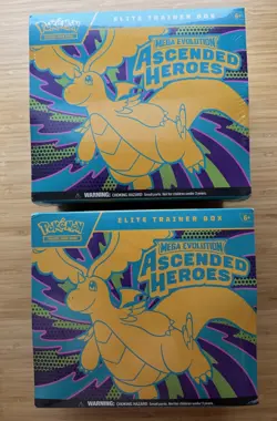 Pokemon Mega Evolution - Ascended Heroes Elite Trainer Box - Lot of 2 - SEALED - Image 1