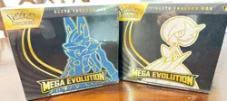 Pokemon TCG Mega Evolution Elite Trainer Box Lot 2 Sealed Lucario Gardevoir - Image 1