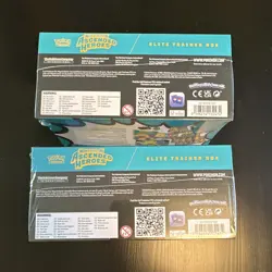 Pokemon Mega Evolution Ascended Heroes Elite Trainer Box Lot of 2 *Small Tears* - Image 5