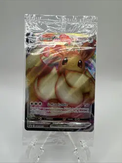 SEALED Eevee VMAX SWSH087 Black Star Promo Full Art Holo Pokemon TCG 2021 NM - Image 1