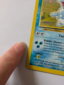 Pokemon TCG Neo Genesis Azumarill Holo Rare Card 2/111 - Image 3