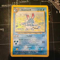 Pokemon TCG Azumarill Neo Genesis Holo Card 2/111 Rare - Image 1