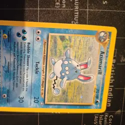 Pokemon TCG Azumarill Neo Genesis Holo Card 2/111 Rare - Image 3