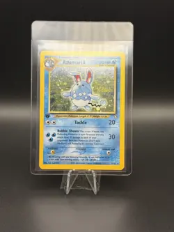Pokemon TCG Azumarill Neo Genesis Holo Card 2/111 1st Edition - Swirl 💫 - Image 3