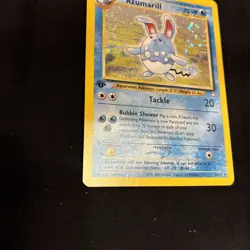 Pokemon TCG Azumarill Neo Genesis Holo Card 2/111 1st Edition - Image 2