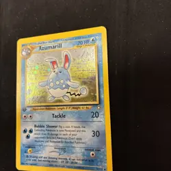 Pokemon TCG Azumarill Neo Genesis Holo Card 2/111 1st Edition - Image 4